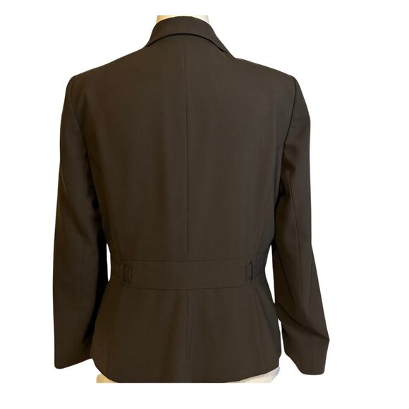 Ann Taylor Loft 2 button Suit Jacket/Blazer Women's Size 14 in Brown - Picture 2 of 6